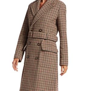 Polo Ralph Lauren Hounds Tooth Trench Coat. NWT!